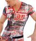 Mobile Preview: Bunt bedrucktes Herren T-Shirt von Eros Veneziani