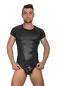 Preview: Herren T-Shirt schwarz figurbetont Uomo Eros Veneziani