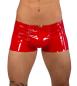 Preview: Push-up Herrenshorts Stretchlack rot