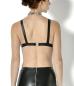 Preview: schwarze Kunstleder BH Celestra von Patrice Catanzaro