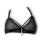 Preview: Bügel-BH Paresse schwarz transparent mit Stretchriemchen Preview: Bügel-BH Paresse schwarz transparent mit Stretchriemchen