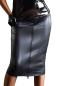 Preview: Figurbetonter Midirock Wetlook Schwarz matt Patrice Catanzaro Preview: Figurbetonter Midirock Wetlook Schwarz matt Patrice Catanzaro