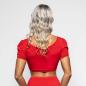 Mobile Preview: Rotes kurzärmeliges Sommer Damentop bauchfrei von Catanzaro
