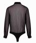 Preview: Damen Blusenbody Langarm transparent schwarz Patrice Catanzaro