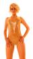 Preview: Latex Damenbody mit Trägern und 4 Reißverschlüssen transparent *