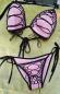 Preview: TENERYFA Stretch Bikini mit Zierschnürungen Restposten