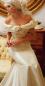 Preview: Carmenkragen Seiden Korsett als Brautkleid