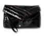 Preview: Catanzaro Clutch Orus Lack schwarz rot gesteppt Preview: Catanzaro Clutch Orus Lack schwarz rot gesteppt