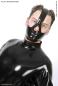 Preview: Latex Halbmaske Latexa Mund zu