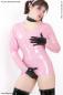 Preview: Latexa Damenshirt Langarm Latex in pink