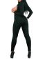 Preview: Stretch Catsuit ouvert mit Reissverschlüssen Ledapol