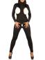 Preview: Catsuit ouvert mit Reissverschlüssen Preview: Catsuit ouvert mit Reissverschlüssen