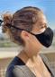 Mobile Preview: Fetish-Maske Mund-Nasenschutz schwarz 3D-Netz