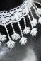 Mobile Preview: Gothik Spitzen Halsband "White Stars" mondin
