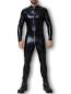Preview: Wetlook Herren Catsuit Ross schwarz mit 3-Wege-Reißverschluss Preview: Wetlook Herren Catsuit Ross schwarz mit 3-Wege-Reißverschluss