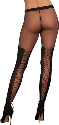 Strumpfhose mit Overknee-Dessign