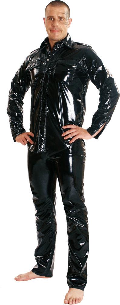 Langarm Lack Oberhemd Herren Kragenshirt Ledapol Langarm Lack Oberhemd Herren Kragenshirt Ledapol