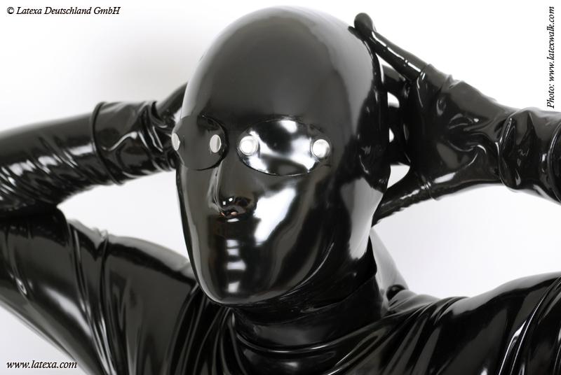 Latexa Vollmaske anatomisch mit 2 Augenklappen Latexa Vollmaske anatomisch mit 2 Augenklappen