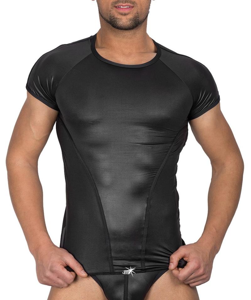 Herren T-Shirt schwarz figurbetont Uomo von Eros Veneziani Herren T-Shirt schwarz figurbetont Uomo von Eros Veneziani