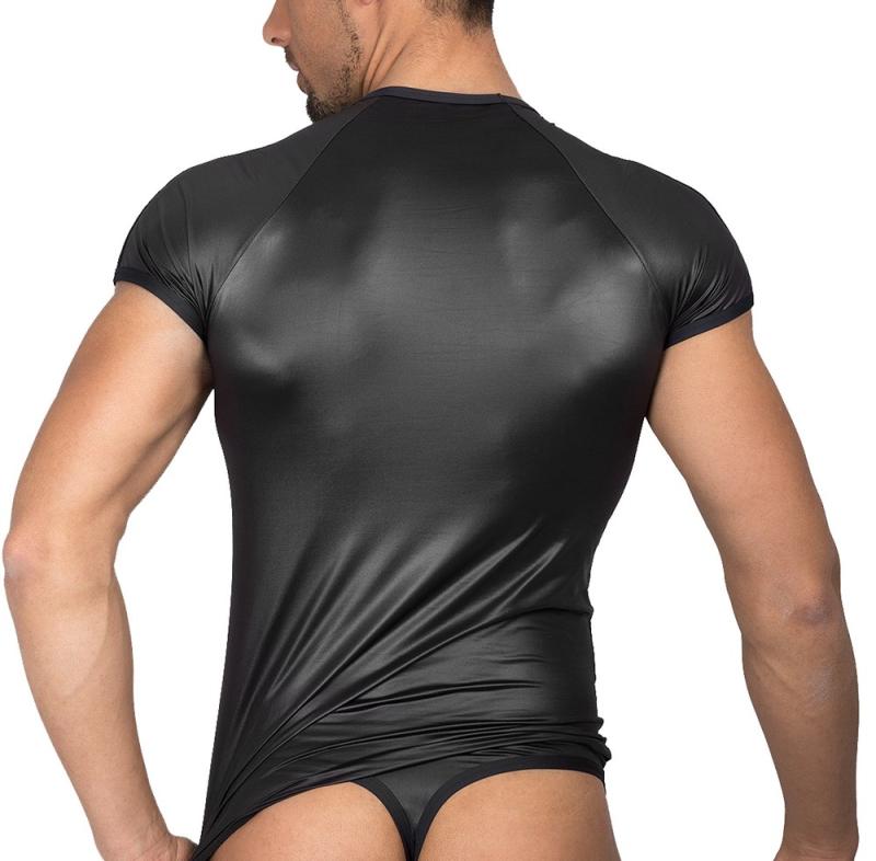 Eros Herren T-Shirt schwarz figurbetont Uomo Eros Herren T-Shirt schwarz figurbetont Uomo
