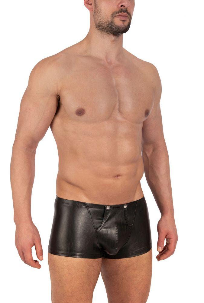 Popper Pants Lederoptik Druckknöpfe Popper Pants Lederoptik Druckknöpfe