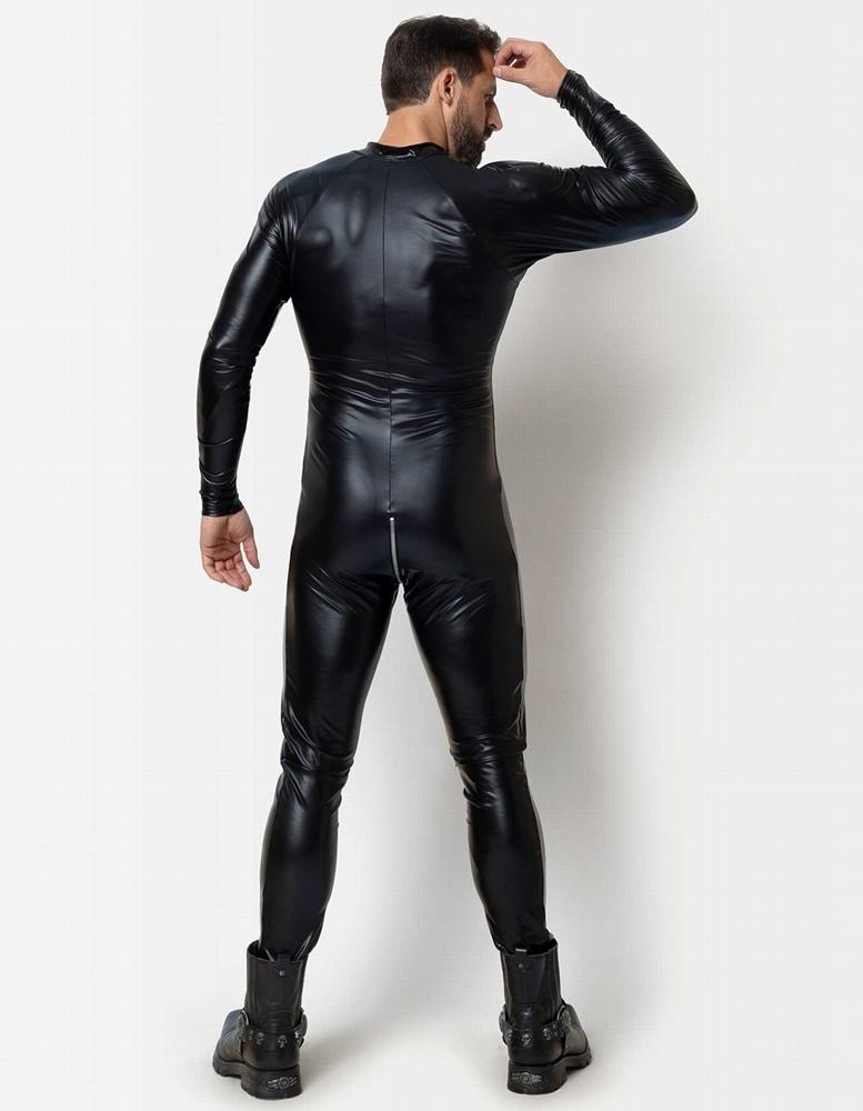 Wetlook Herren Overall mit 3-Wege-Reißverschluss Wetlook Herren Overall mit 3-Wege-Reißverschluss