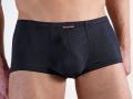 Minipants Netz Streifenoptik schwarz