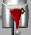 Herren Santa String Samt Design Zipfelmütze